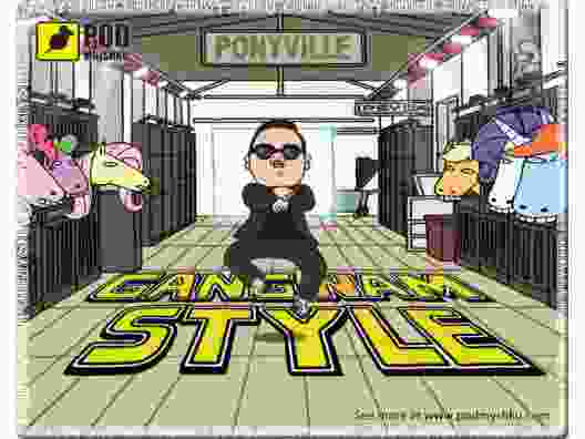 Коврик для мыши Pod myshku Gangnam Style