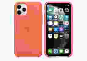 Чехол Apple Silicone Case for iPhone 11 Pro Max HQ Clementine (Orange) ДУБЛЬ