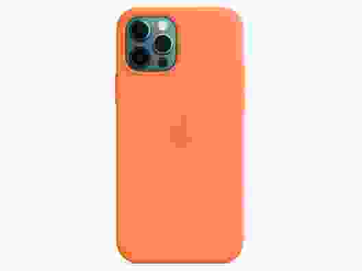 Чехол Apple Silicone Case with MagSafe for iPhone 12 Pro Max Original Kumquat (MHL83)