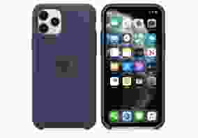 Чохол Apple Silicone Case for iPhone 11 Pro Max HQ Midnight Blue ДУБЛЬ