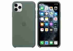 Чехол Apple Silicone Case for iPhone 11 Pro Max HQ Pine Green ДУБЛЬ