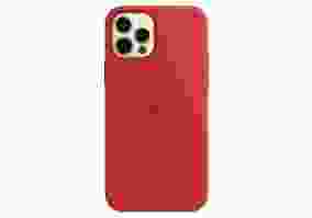 Чехол Apple Silicone Case with MagSafe for iPhone 12 Pro Max Original Red (MHLF3) ДУБЛЬ