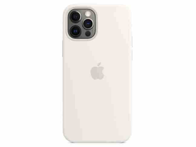 Чехол Apple Silicone Case with MagSafe for iPhone 12 Pro Max HQ White ДУБЛЬ