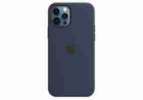 Чехол Apple Silicone Case with MagSafe for iPhone 12 Pro Max HQ Deep Navy