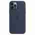 Чехол Apple Silicone Case with MagSafe for iPhone 12 Pro Max HQ Deep Navy