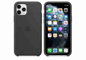 Чохол Apple Silicone Case for iPhone 11 Pro Max HQ Black ДУБЛЬ