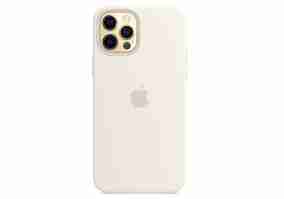 Чехол Apple Silicone Case with MagSafe for iPhone 12 Pro Max Original White (MHLE3) ДУБЛЬ