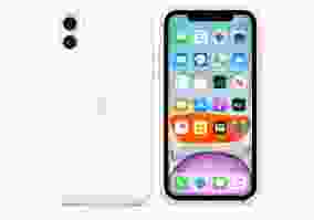 Чехол Apple Silicone Case for iPhone 11 HQ White ДУБЛЬ