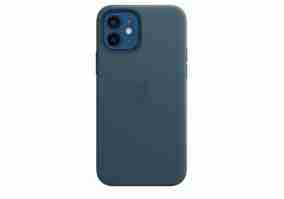 Чохол Apple leather Case with MagSafe  for iPhone 12 Original Baltic Blue (MHKE3) ДУБЛЬ