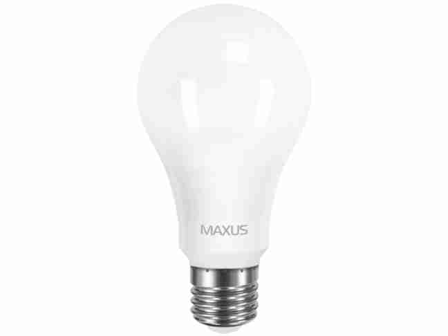 Лампа Maxus 1-LED-564 A65 12W 4100K E27