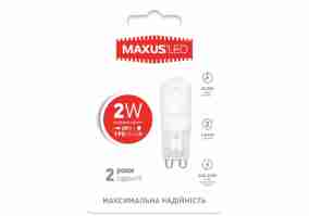 Лампа Maxus 1-LED-202 2W 4100K G9