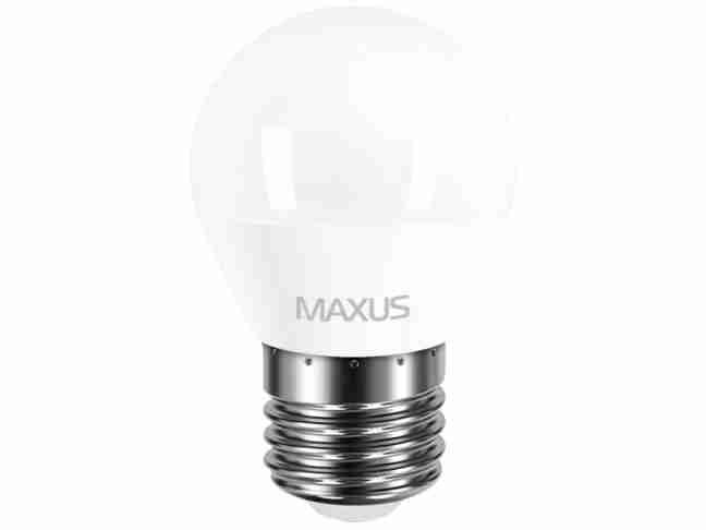 Лампа Maxus 1-LED-5413 G45 F 8W 3000K E27