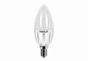 Лампа Maxus 1-LED-284 C37 CL-F 5W 4100K E14 AL