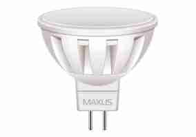 Лампа Maxus 1-LED-289 MR16 5W 3000K 220V GU5.3 AL