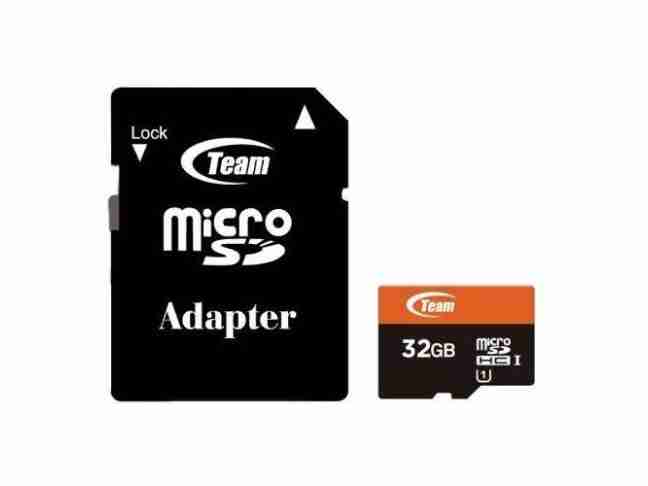 Карта памяти Team 32 GB microSDHC UHS-I + SD Adapter (TUSDH32GUHS03)