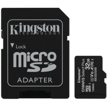 Карта пам'яті Kingston 32 GB microSDHC Class 10 UHS-I Canvas Select Plus + SD Adapter (SDCS2/32GB)