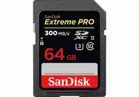 Карта памяти SanDisk 64 GB Extreme Pro 2000x SDXC UHS-II