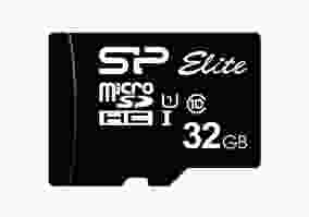 Карта пам'яті Silicon Power 32 GB microSDHC UHS-I Elite + SD adapter (SP032GBSTHBU1V10-SP)