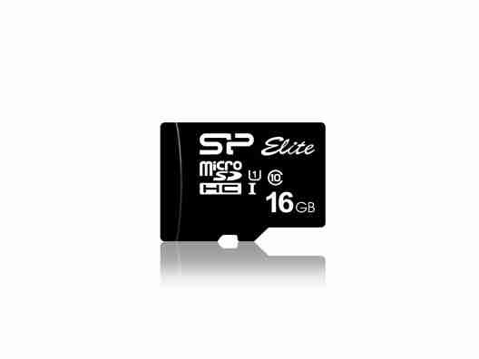 Карта памяти Silicon Power 16 GB microSDHC UHS-I Elite + SD adapter (SP016GBSTHBU1V10-SP)