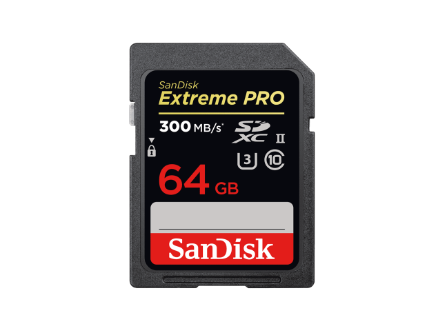 Карта памяти SanDisk 64 GB Extreme Pro SDXC UHS-II