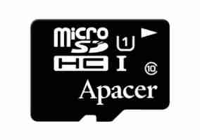 Карта памяти Apacer 32 GB microSDHC Class 10 UHS-I + SD adapter (AP32GMCSH10U1-R)