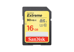 Карта памяти SanDisk 16 GB Extreme SDHC Class 10 UHS-I U3