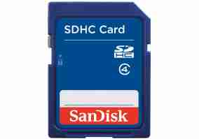 Карта памяти SanDisk SDHC Class 4 16Gb