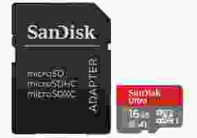 Карта пам'яті SanDisk 16 GB microSDHC Class 10 A1 UHS-I U1 R98MB/s
