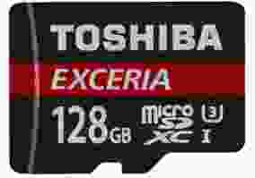 Карта памяти Toshiba 128 GB microSDHC Exceria M302 Class 10 UHS-I U3 + SD-adapter (THN-M302R1280EA)