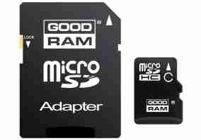 Карта пам'яті GOODRAM 16 GB microSDHC UHS-I Class10 + SD-adapter (M1AA-0160R12)