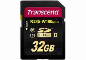 Карта памяти Transcend 32GB SDHC Class 10 Ultimate UHS-II U3 R285/W180 MB/s (TS32GSD2U3)