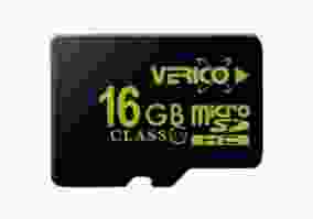 Карта памяти Verico 16GB microSDHC UHS-I Class 10 + SD-adapter (1MCOV-MAH9G3-NN)