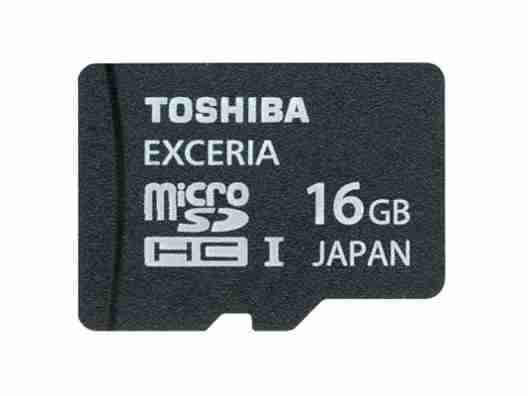 Карта памяти Toshiba 16 GB microSDHC Exceria UHS-I
