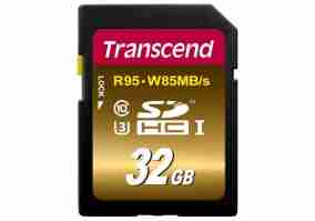 Карта памяти Transcend 32GB SDHC Class 10 Ultimate UHS-I U3 R95/W85 MB/s (TS32GSDU3X)