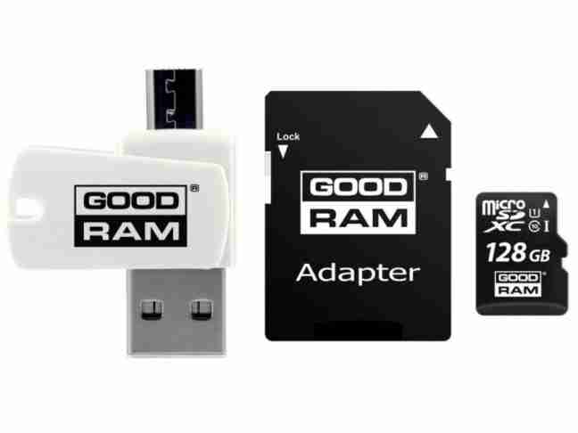 Карта пам'яті GOODRAM 128 GB microSDXC class 10 UHS-I All-in-One (M1A4-1280R12)