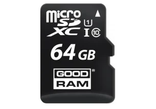 Карта пам'яті GOODRAM 64 GB microSDXC class 10 UHS-I + SD Adapter (M1AA-0640R12)