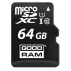 Карта памяти GOODRAM 64 GB microSDXC class 10 UHS-I + SD Adapter (M1AA-0640R12)