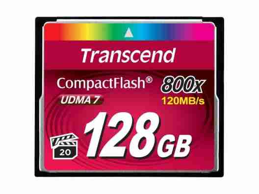 Карта памяти Transcend 128 GB CompactFlash 800x (TS128GCF800)