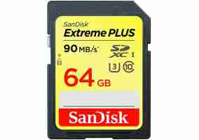 Карта пам'яті SanDisk 64 GB Extreme Plus SDXC UHS-I