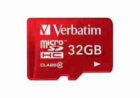 Карта памяти Verbatim 32GB Tablet microSDHC UHS-I + SD-adapter