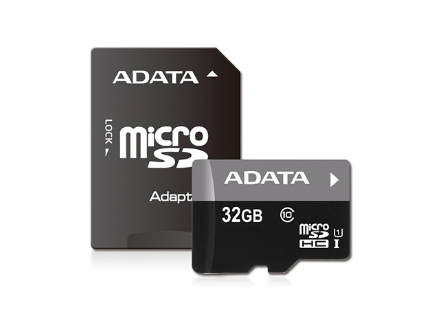 Карта пам'яті ADATA 32 GB microSDHC UHS-I + SD adapter Premier (AUSDH32GUICL10-RA1)