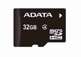 Карта пам'яті ADATA 32GB microSDHC Class 4 (AUSDH32GCL4-R)