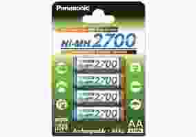 Акумулятор Panasonic AA 2700mAh NiMh 4шт High Capacity (BK-3HGAE/4BE)