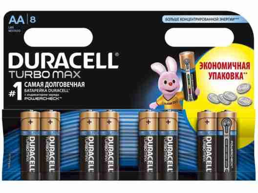 Батарейка Duracell 8xAA Turbo Max MX1500