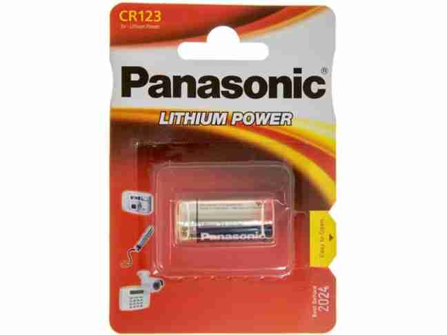 Батарейка Panasonic 16340 (CR-123A) bat(3B) Lithium 1шт (CR-123AL/1BP)