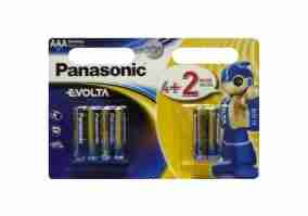 Батарейка Panasonic AAA bat Alkaline 4+2шт EVOLTA (LR03EGE/6B2F)