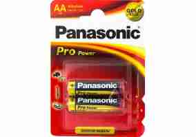 Батарейка Panasonic AA bat Alkaline 2шт Pro Power (LR6XEG/2BP)