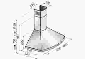 Вытяжка Zirtal KC-AR 90 (нержавеющая сталь)