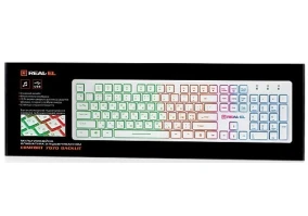 Клавиатура REAL-EL Comfort 7070 Backlit Black (EL123100018)