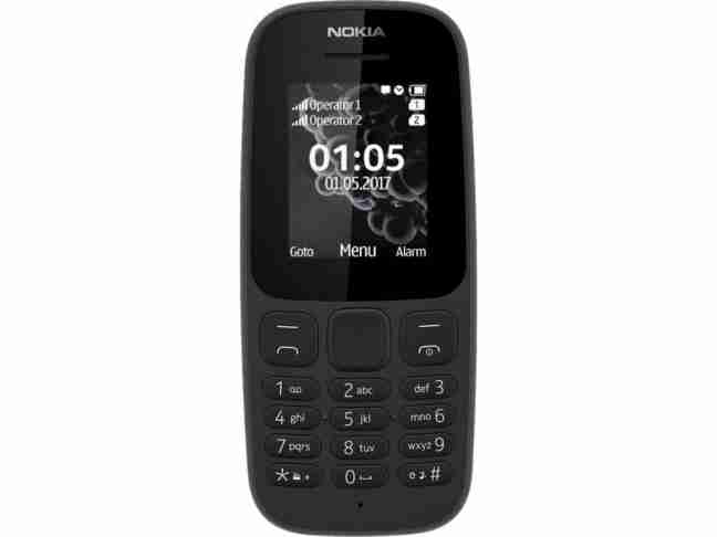Мобільний телефон Nokia 105 New (чорний)
